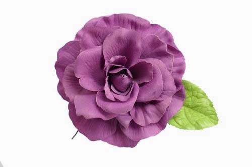 フラメンコ・コサージュ（花） バラ カラー:薄紫色