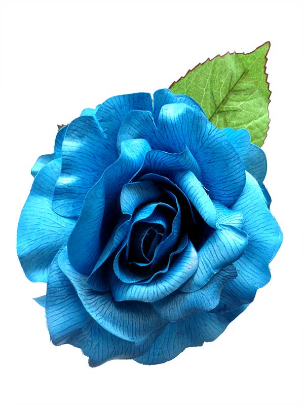 Fleurs pour la Feria. Cinthia Turquoise. 16cm