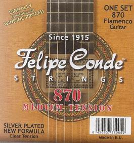 Cuerdas para Guitarra. Felipe Conde 870