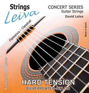 Set of Hard Tension Guitar Strings. David Leiva