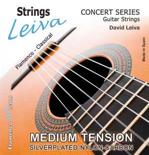 Set of Medium Tension Guitar Strings. David Leiva