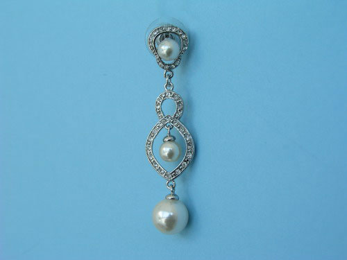 Fancy jewel earrings with pearls and brilliants ref. 111220