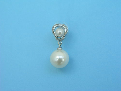Fancy jewel earrings with pearls and brilliants ref. 111222