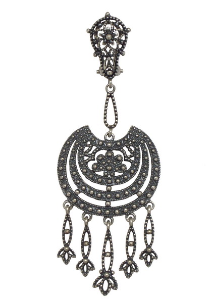 Silver Flamenco Earrings   - Ref. 4795