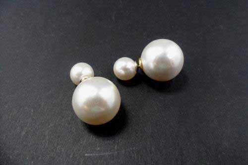 Earrings with Pearl Clasp