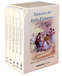 書籍　『Historia del baile flamenco』　José Luis Navarro García　全5巻セット