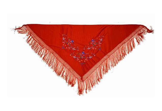 Embroidered Shawl Made in China. 160cmX80cm