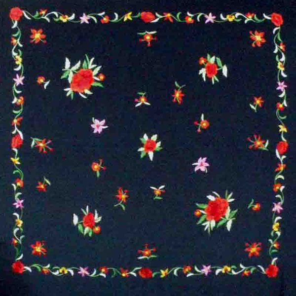 Manila embroidered shawl ref. 154400