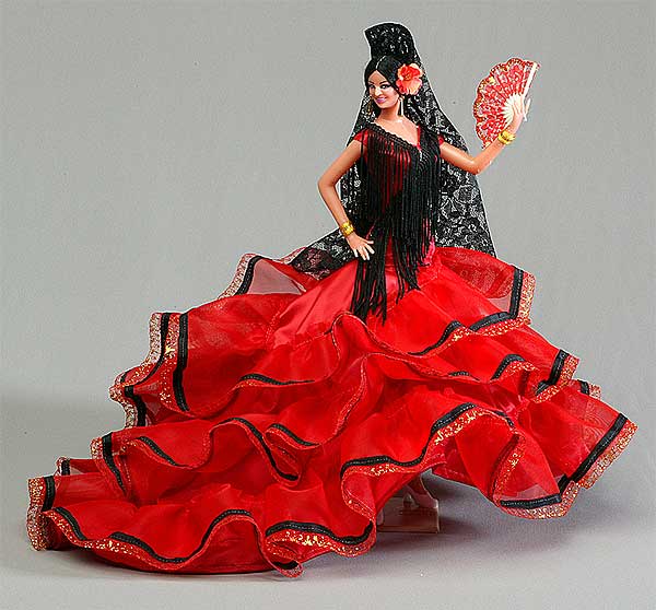 Bailaora flamenca mod. Bolero - 34 cm