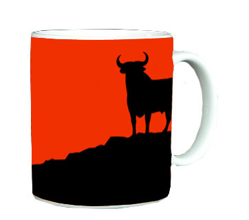 Osborne Bull Mug. Mountain
