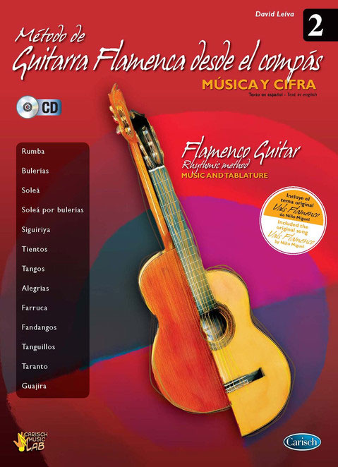 楽譜教材 『Método de guitarra flamenca desde el compás vol.2』 David Leiva