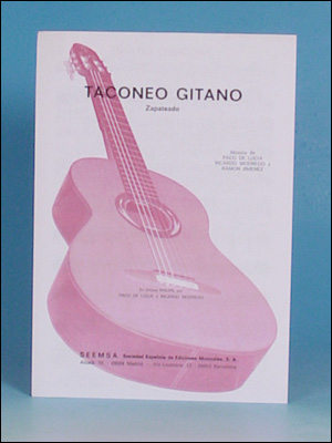 楽譜　Taconeo gitano