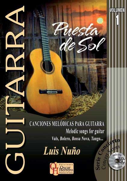 CD付き楽譜教材 『Puesta de Sol vol 1』 Luis Nuño