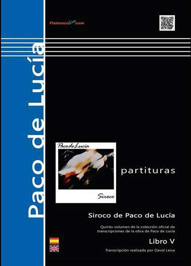 Siroco de Paco de Lucia. Partituras