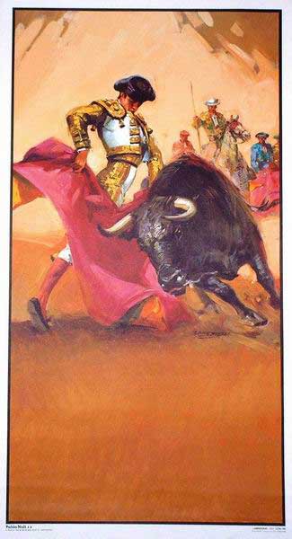 The bullfighting posters with bullfighting scenes ref. 196