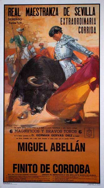 Poster de la Place de taureaux Maestranza de Sevilla - Ref. 205S