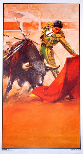 The bullfighting posters with bullfighting scenes ref. 204