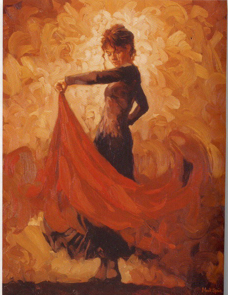 ポスター フラメンカ “Flamenco I”