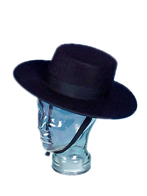 Sombrero Cordobes Fieltro. Negro
