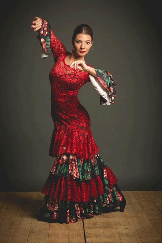 Flamenco Dress Robledo. Ref. 3890