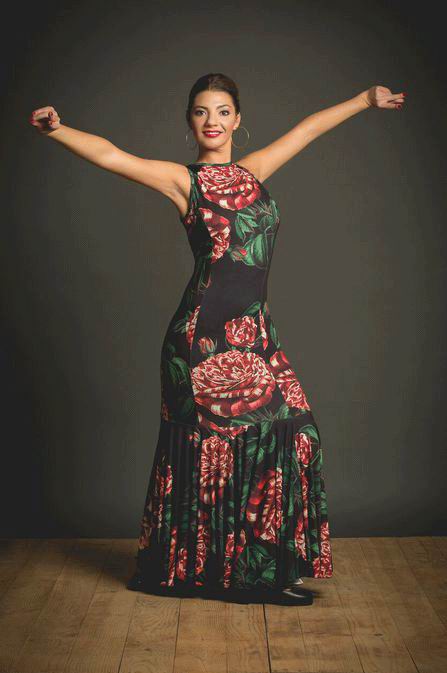 Flamenco Dance Dress Redueña. Ref. 3889