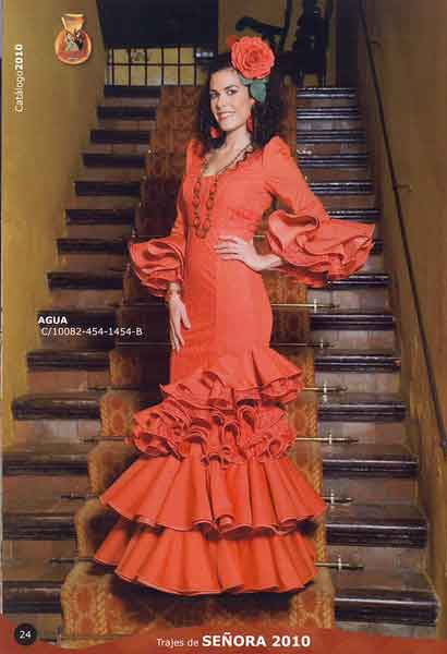 Costume de flamenca modèle Agua 2010