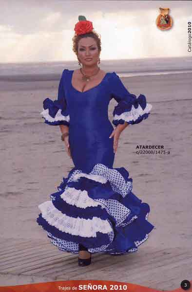 Flamenca outfit model Atardecer 2010