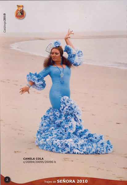 Flamenca outfit model Canela Cola 2010