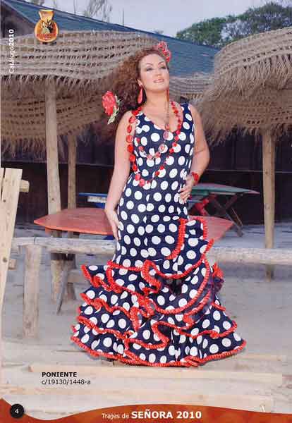 Costume de flamenca modèle Poniente 2010