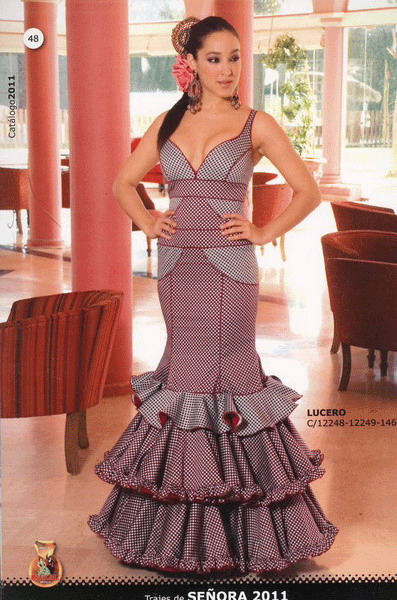 Flamenco dress. Lucero