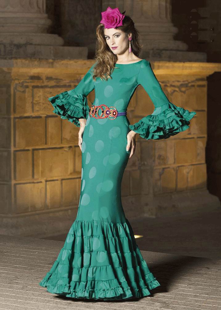 Flamenca Dress Aguamarina model. 2017-2018
