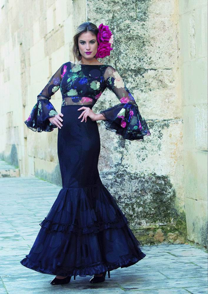 Traje de Flamenca. Modelo Dalia. 2017-2018