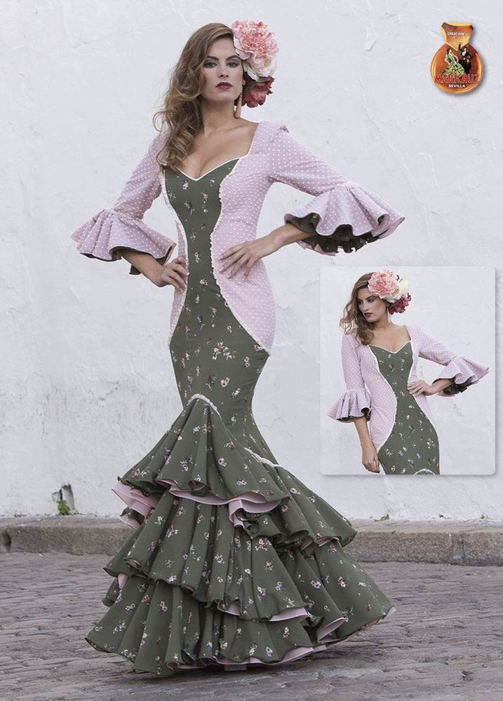 Traje de Flamenca. Modelo Elvira. 2017-2018
