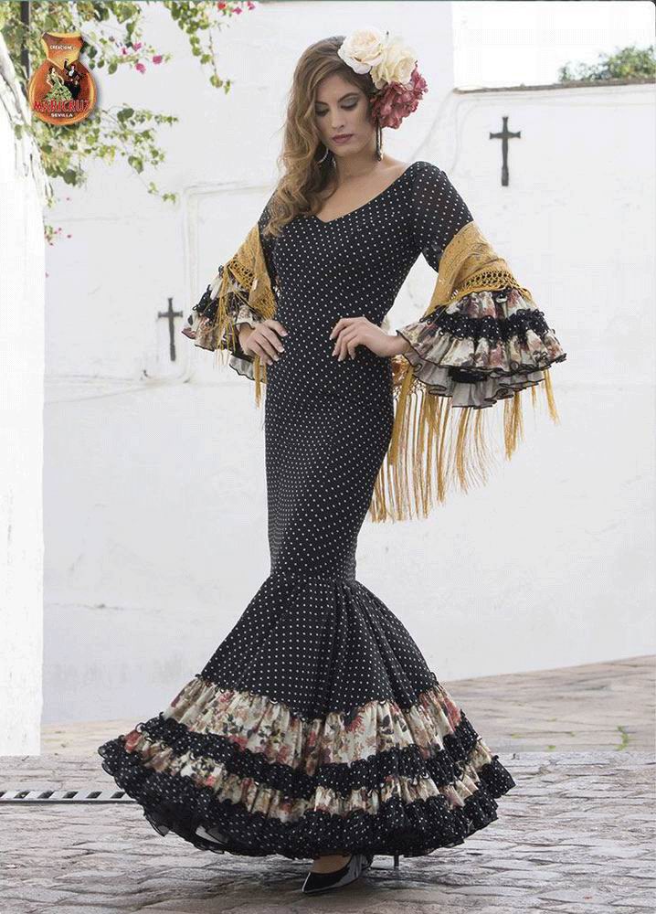 Traje de Flamenca. Modelo Zambra. 2017-2018