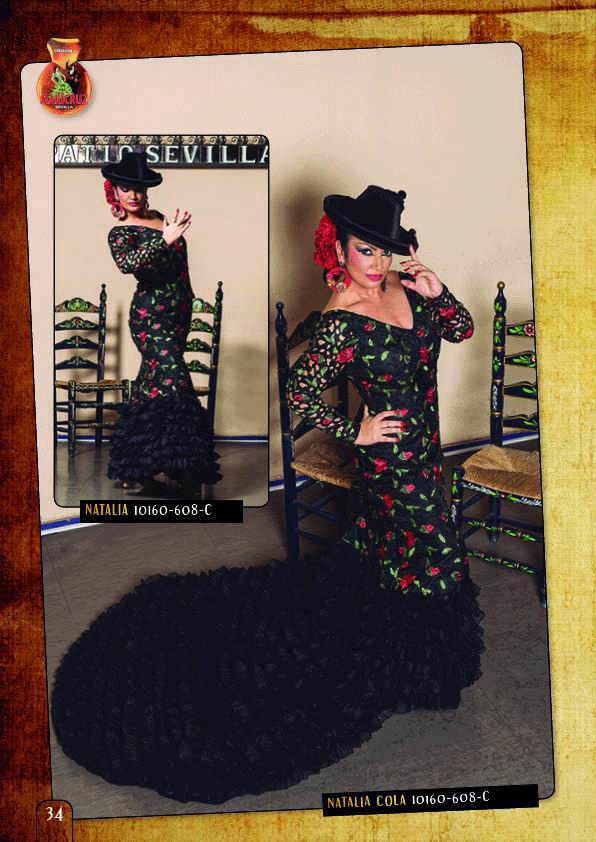 Robe de Flamenca modèle Natalia Cola. 2018-2019