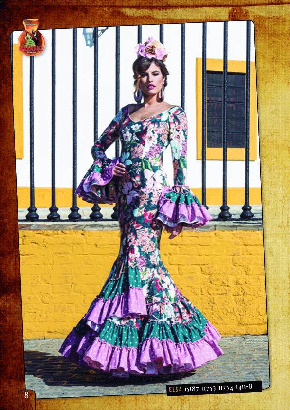 Robe de Flamenca modèle Elsa Flores. 2018-2019