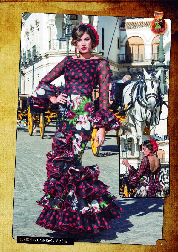 Robe de Flamenca modèle Ilusion. 2018-2019