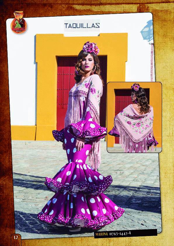 Robe de Flamenca modèle Marina. 2018-2019