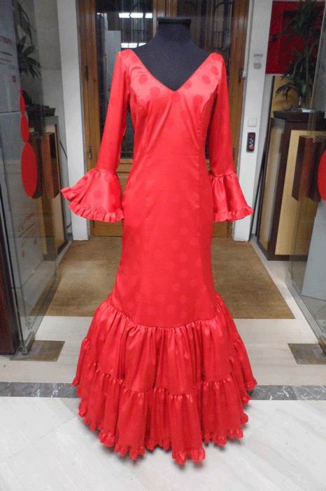 Outlet. Flamenca Dress Albero Rojo T.44