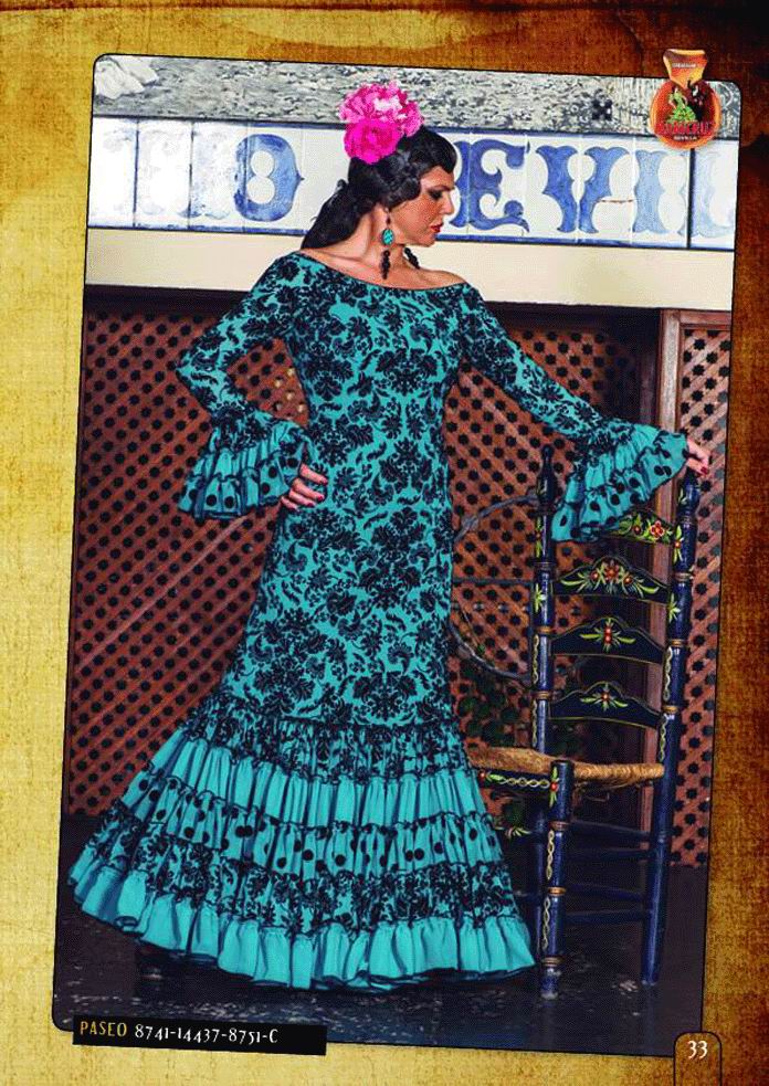 Traje de Flamenca. Modelo Paseo. 2018-2019
