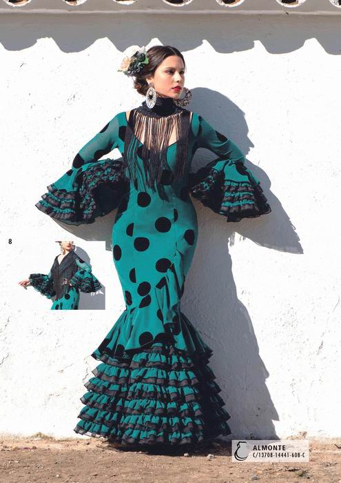 Traje de Flamenca. Modelo Almonte. 2019