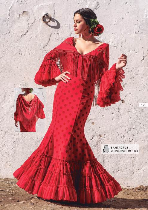 Traje de Flamenca. Modelo Santa Cruz. 2019