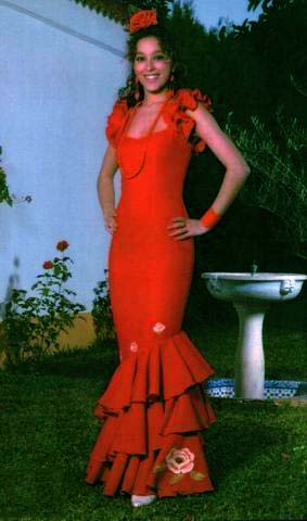 Ladies flamenco outfits: mod. Alcazaba Pintado