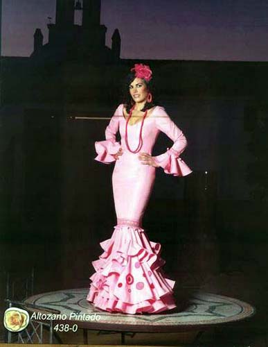 Robes flamenco pour dames: mod. Altozano Pintado