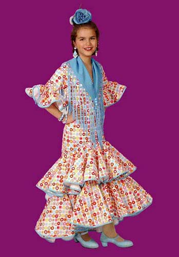 Robe flamenco pour enfant mod. Capricho