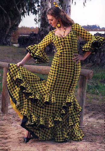 Robes flamenco pour dames: mod. Caracola