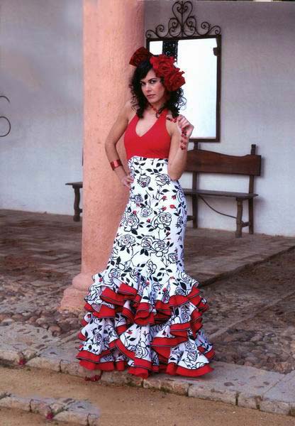Robes flamenco pour dames: mod. C.Bulería