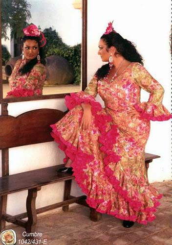Robes flamenco pour dames: mod. Cumbre