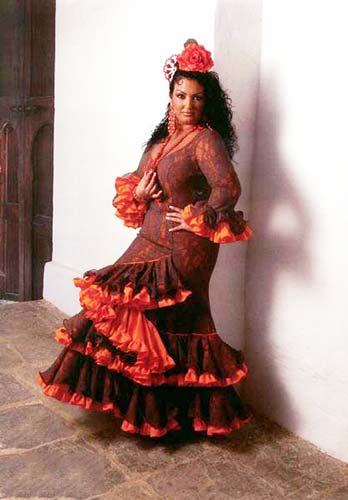 Robes flamenco pour dames: mod. Faraona