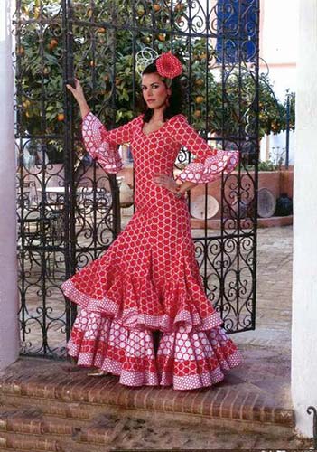 Robes flamenco pour dames: mod. Genoveva